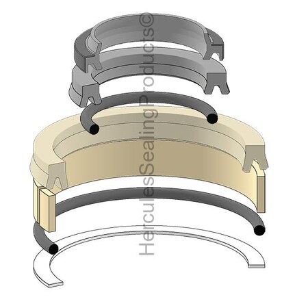 Toyota -After Market Parts Hydraulic Cylinder Repair Kit- 55X80LIFT TRUCK KITS 04651-31810-71